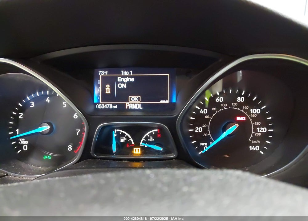 2015 FORD FOCUS VIN: 1FADP3F29FL258862