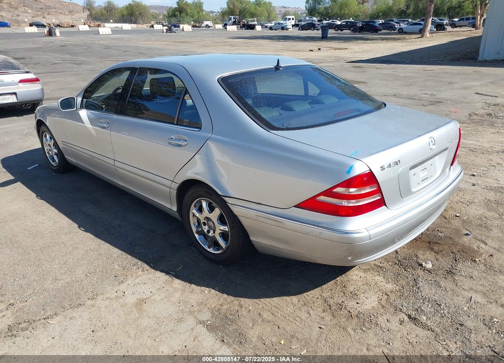 2002 MERCEDES-BENZ S 430 VIN: WDBNG70JX2A254099