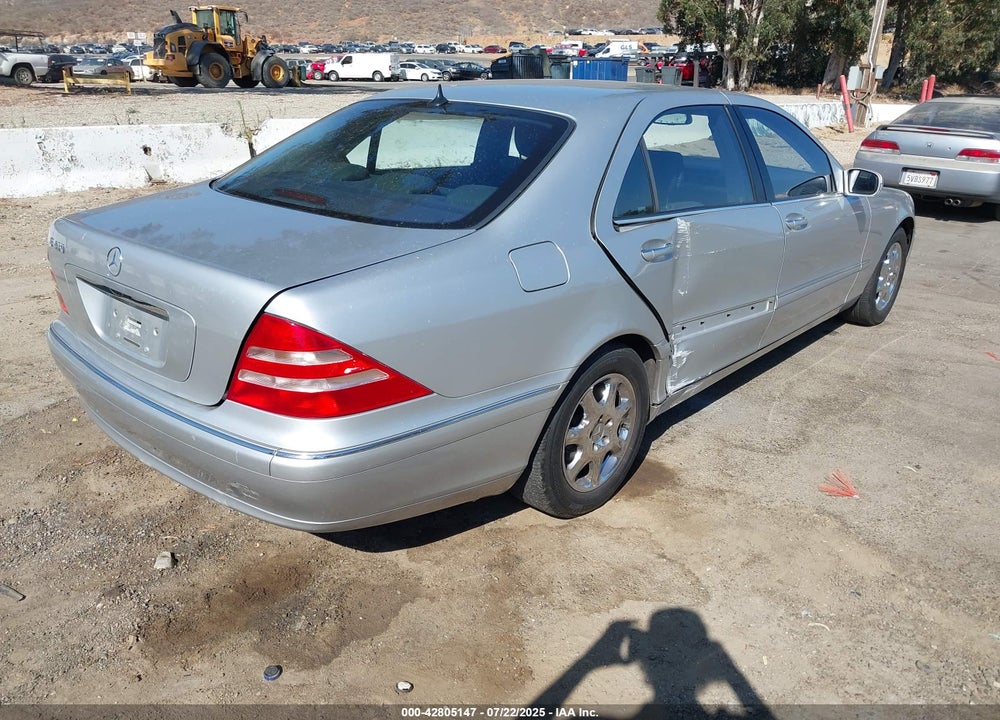 2002 MERCEDES-BENZ S 430 VIN: WDBNG70JX2A254099