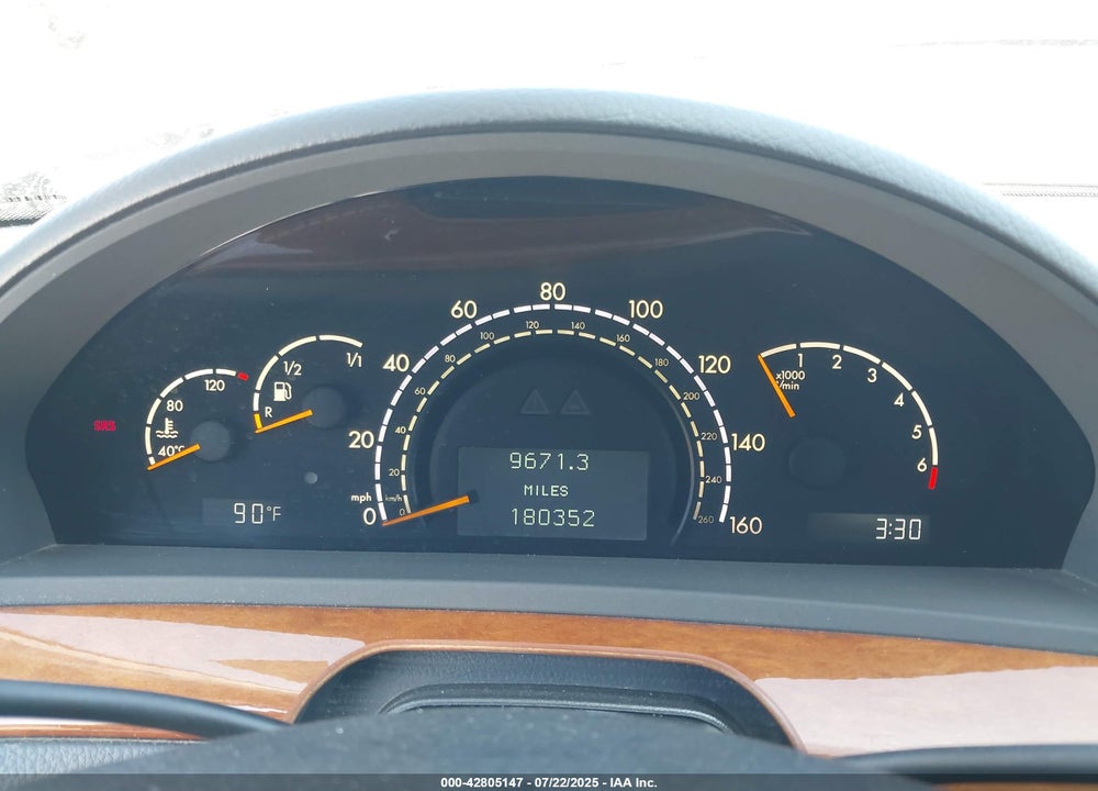 2002 MERCEDES-BENZ S 430 VIN: WDBNG70JX2A254099
