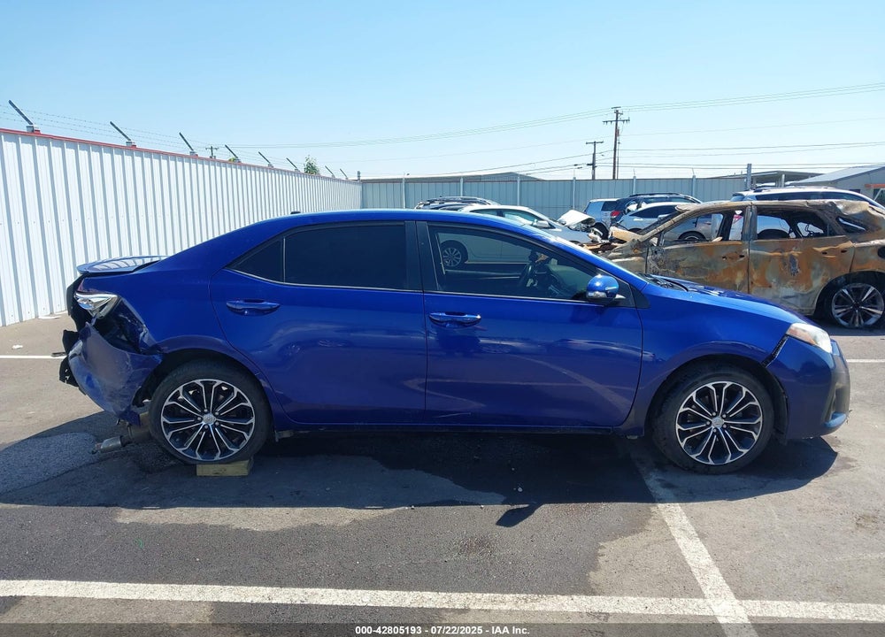 2015 TOYOTA COROLLA VIN: 2T1BURHE0FC425461