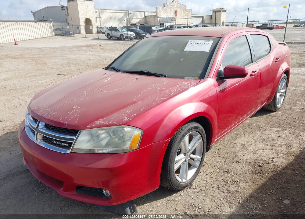 2011 DODGE AVENGER VIN: 1B3BD1FG6BN535039