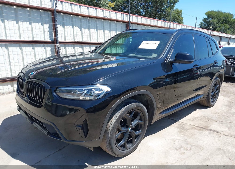 2022 BMW X3 VIN: 5UX43DP08N9K81651