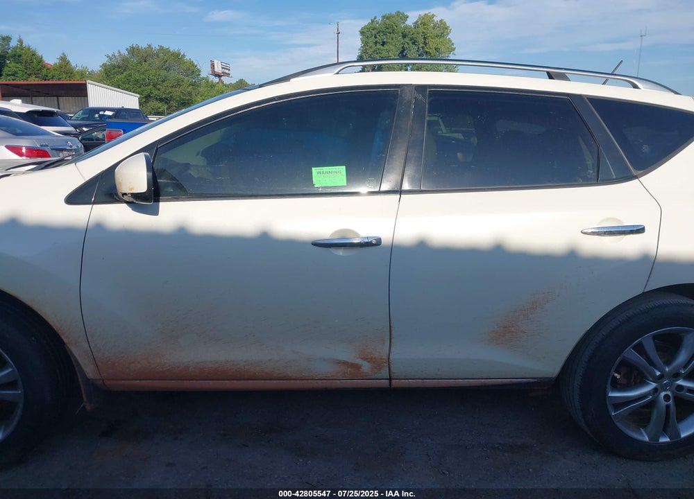2011 NISSAN MURANO VIN: JN8AZ1MU2BW066793