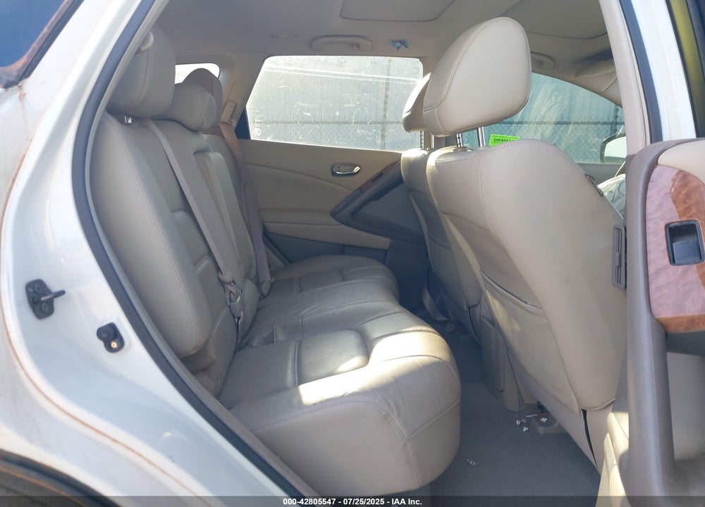 2011 NISSAN MURANO VIN: JN8AZ1MU2BW066793