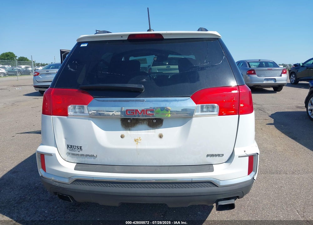 2016 GMC TERRAIN SLE-2 VIN: 2GKFLTE33G6278709
