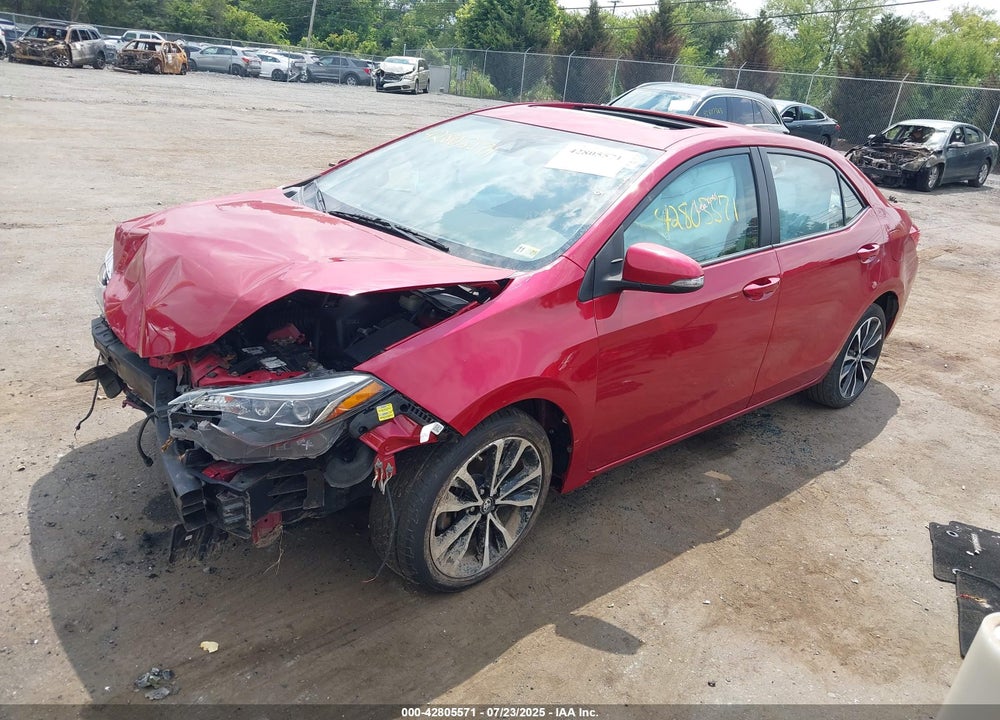 2017 TOYOTA COROLLA VIN: 2T1BURHE8HC928450