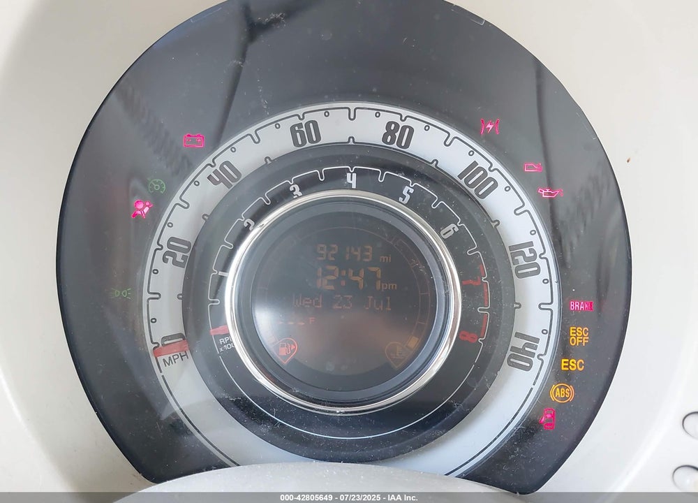 2013 FIAT 500 VIN: 3C3CFFAR7DT737334