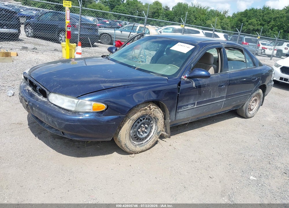 2001 BUICK CENTURY CUSTOM VIN: 2G4WS52JX11215894