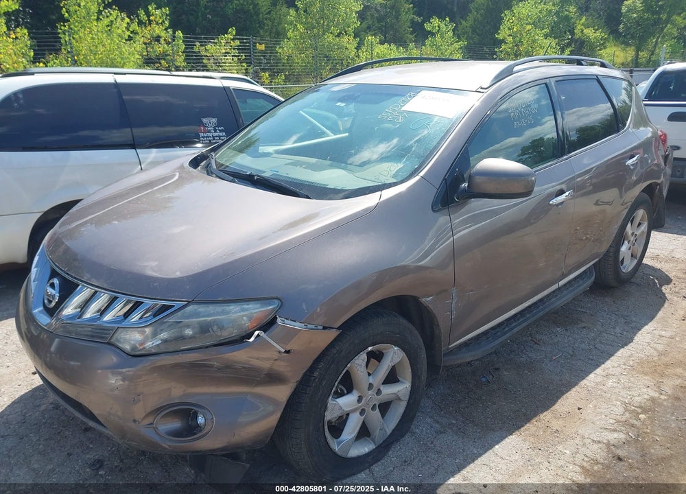 2009 NISSAN MURANO VIN: JN8AZ18U59W022341