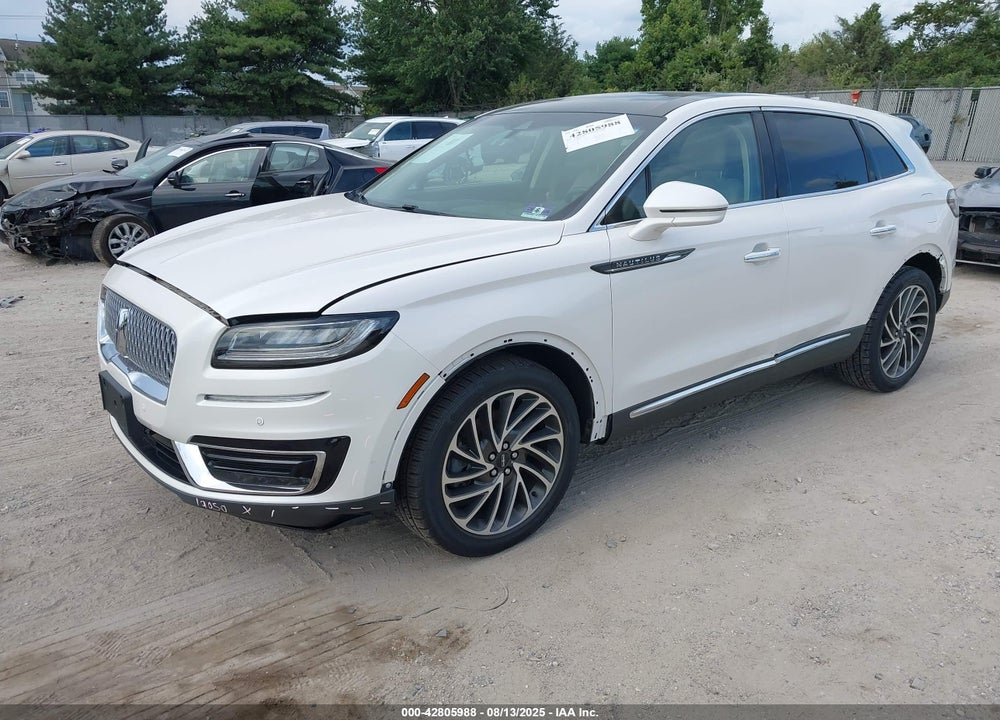 2019 LINCOLN NAUTILUS VIN: 2LMPJ8L98KBL22522