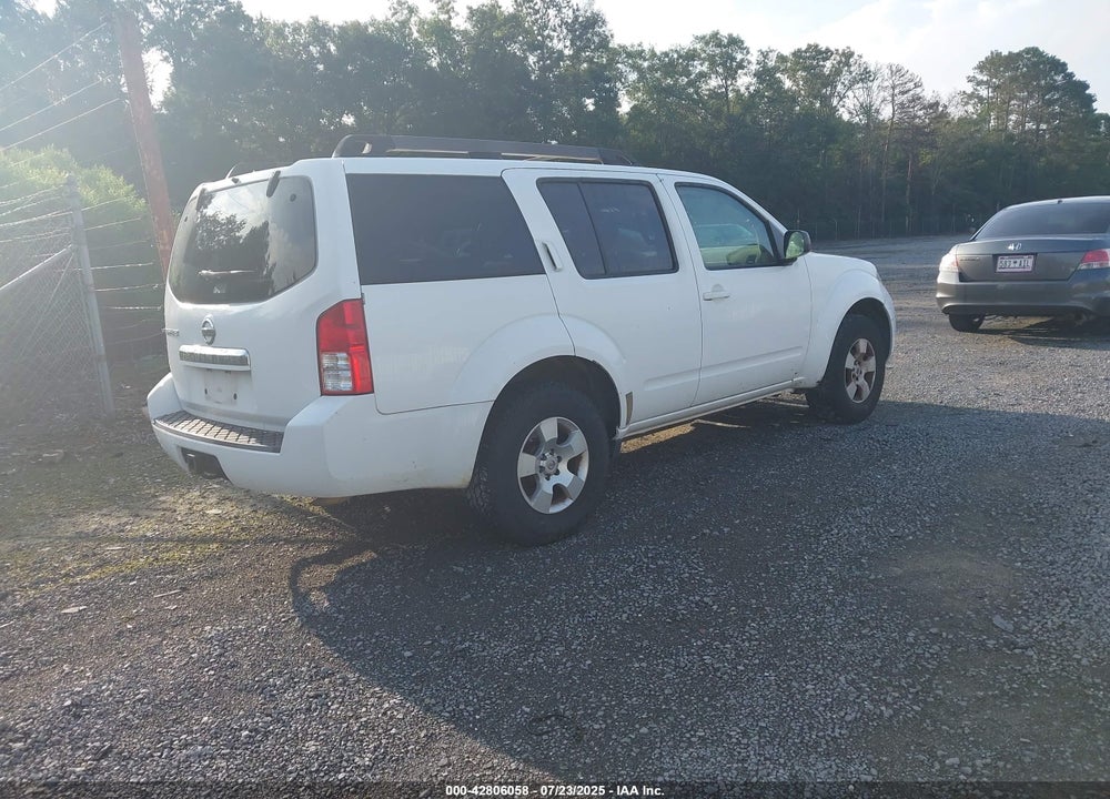 2008 NISSAN PATHFINDER VIN: 5N1AR18U58C641531