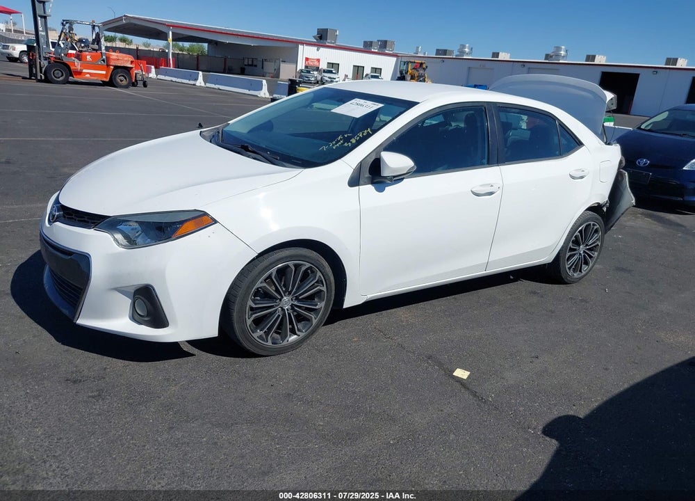 2016 TOYOTA COROLLA VIN: 5YFBURHE3GP476549