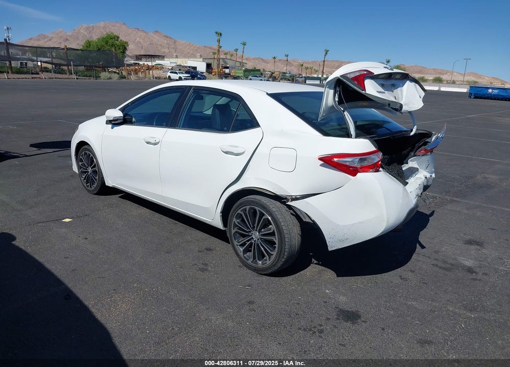 2016 TOYOTA COROLLA VIN: 5YFBURHE3GP476549