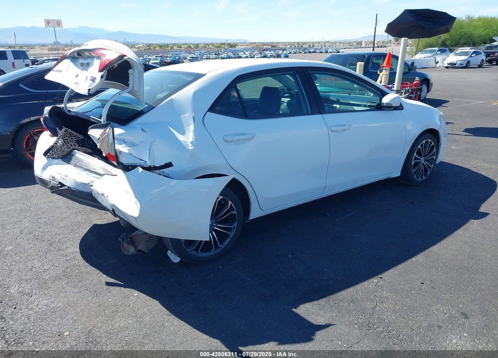 2016 TOYOTA COROLLA VIN: 5YFBURHE3GP476549
