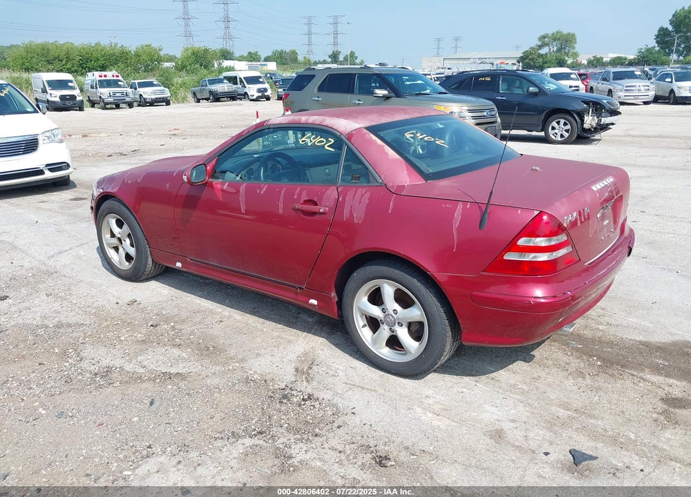2001 MERCEDES-BENZ SLK 320 VIN: WDBKK65F31F202699