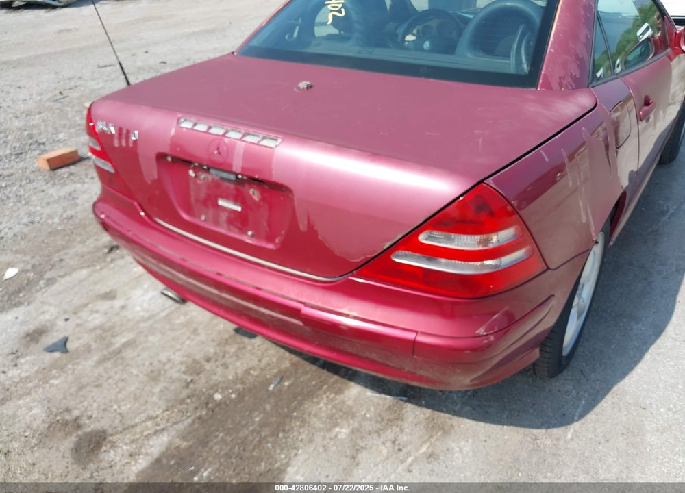 2001 MERCEDES-BENZ SLK 320 VIN: WDBKK65F31F202699
