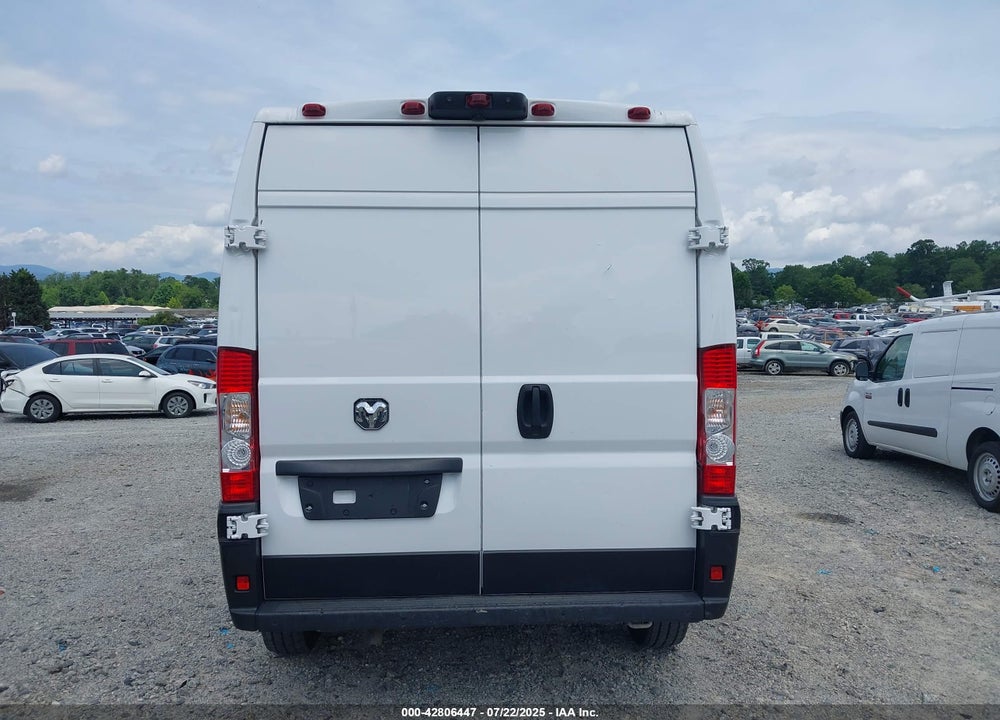 2023 RAM PROMASTER 2500 HIGH ROOF 159 WB VIN: 3C6LRVDG7PE542390