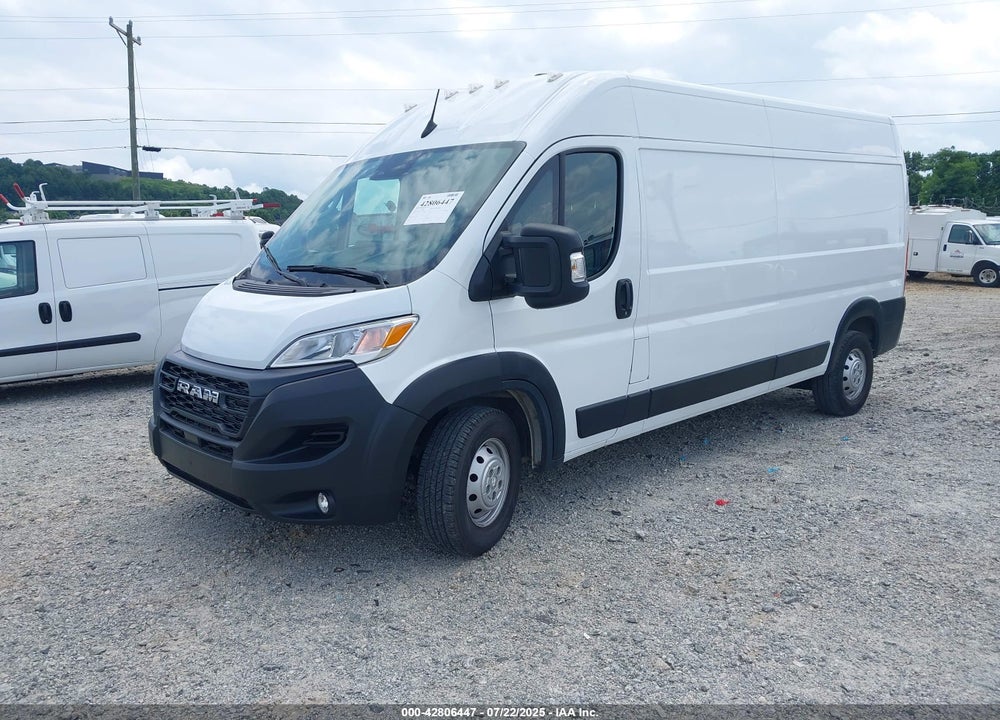 2023 RAM PROMASTER 2500 HIGH ROOF 159 WB VIN: 3C6LRVDG7PE542390