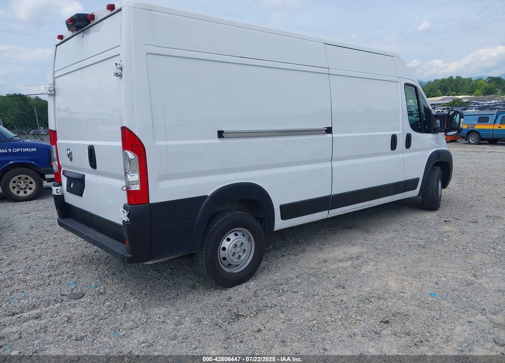 2023 RAM PROMASTER 2500 HIGH ROOF 159 WB VIN: 3C6LRVDG7PE542390