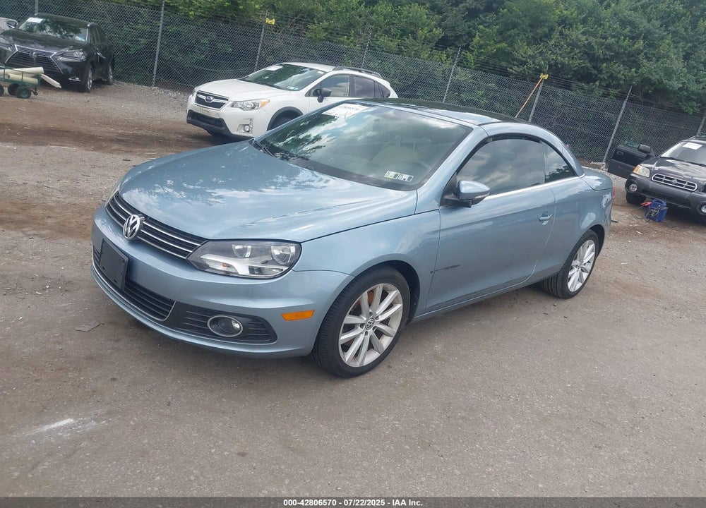 2012 VOLKSWAGEN EOS VIN: WVWBW7AH7CV001724