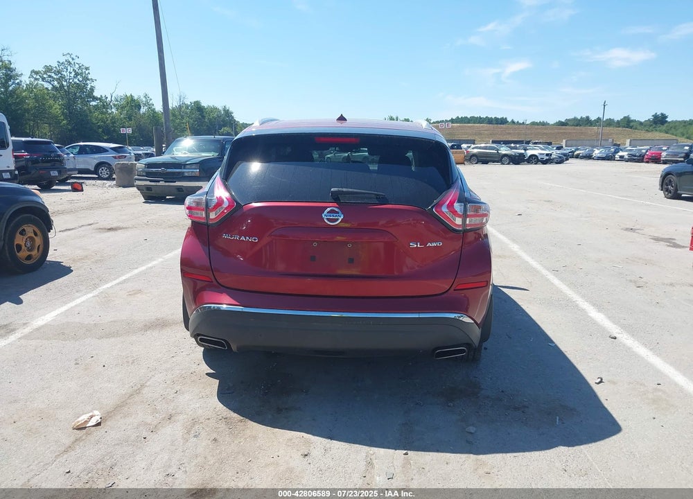 2015 NISSAN MURANO VIN: 5N1AZ2MH3FN264293