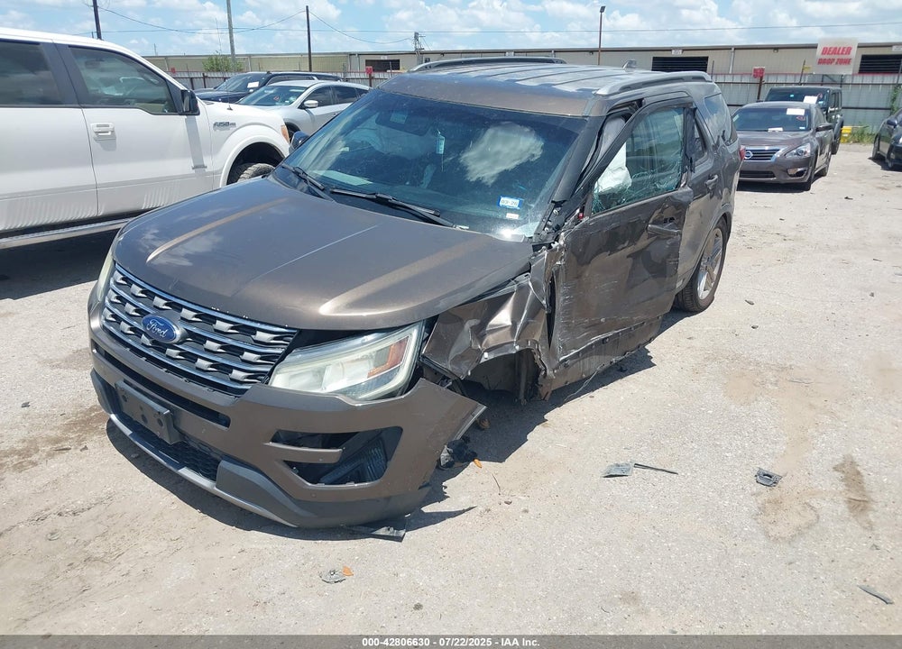 2016 FORD EXPLORER VIN: 1FM5K7D81GGD26136