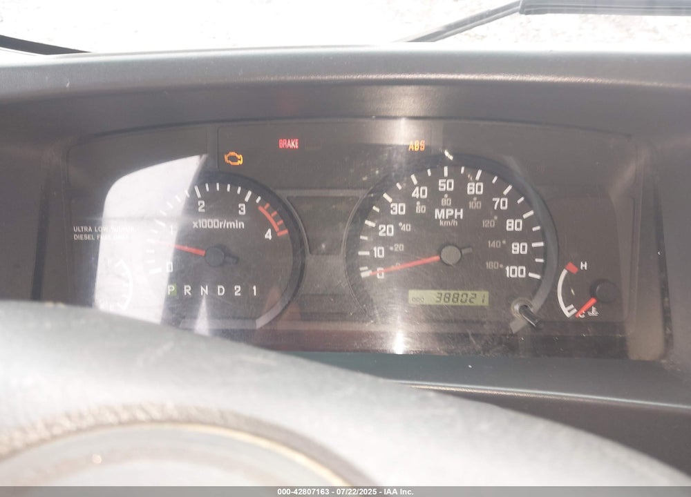 2010 ISUZU DSL REG VIN: JALE5W169A7300219