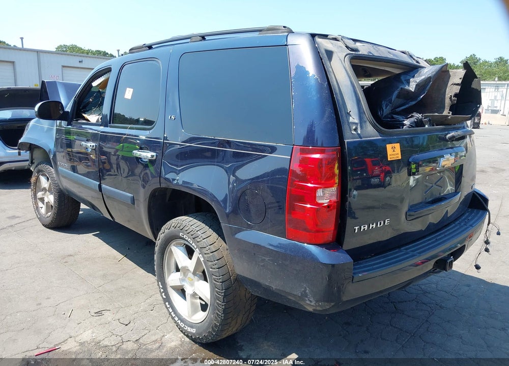 2007 CHEVROLET TAHOE LS VIN: 1GNFK13027J253435