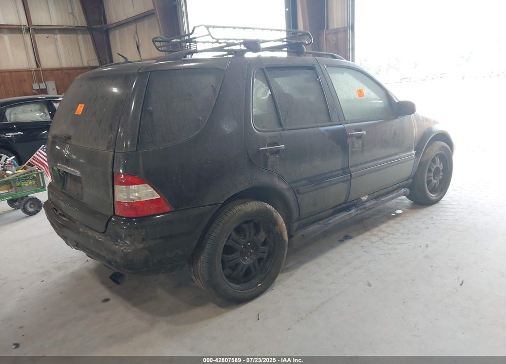 2002 MERCEDES-BENZ ML 500 VIN: 4JGAB75E22A308937