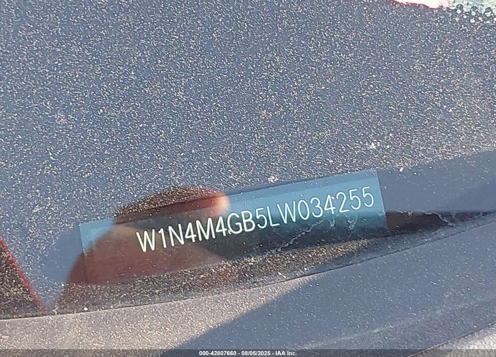 2020 MERCEDES-BENZ GLB-CLASS VIN: W1N4M4GB5LW034255