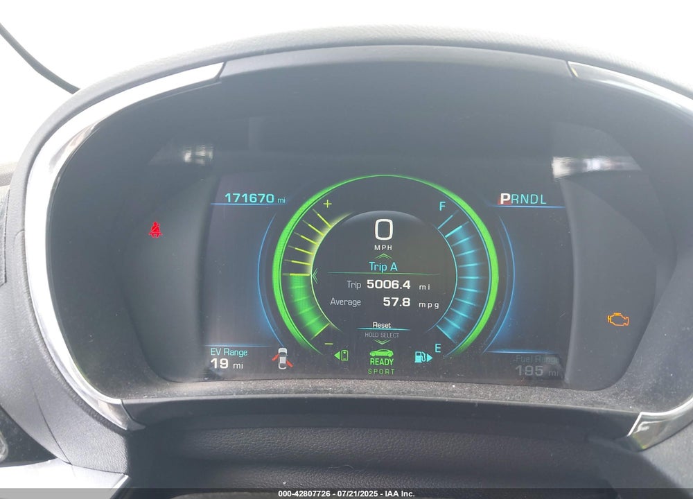 2016 CHEVROLET VOLT PREMIER VIN: 1G1RD6S53GU133757