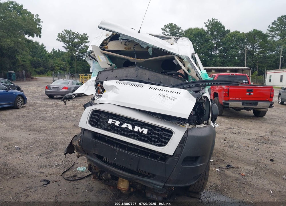 2019 RAM PROMASTER 2500 HIGH ROOF 136 WB VIN: 3C6TRVCG6KE510685