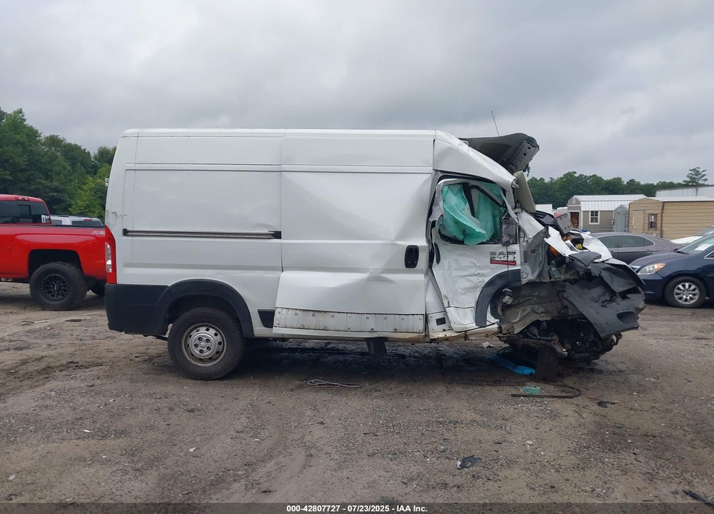 2019 RAM PROMASTER 2500 HIGH ROOF 136 WB VIN: 3C6TRVCG6KE510685