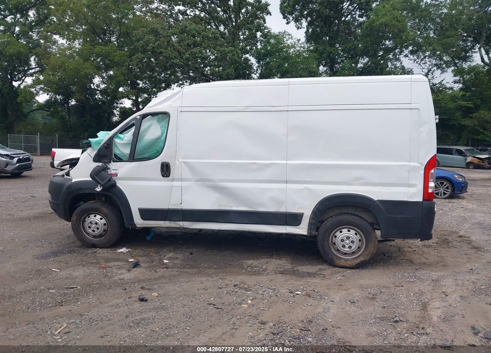 2019 RAM PROMASTER 2500 HIGH ROOF 136 WB VIN: 3C6TRVCG6KE510685