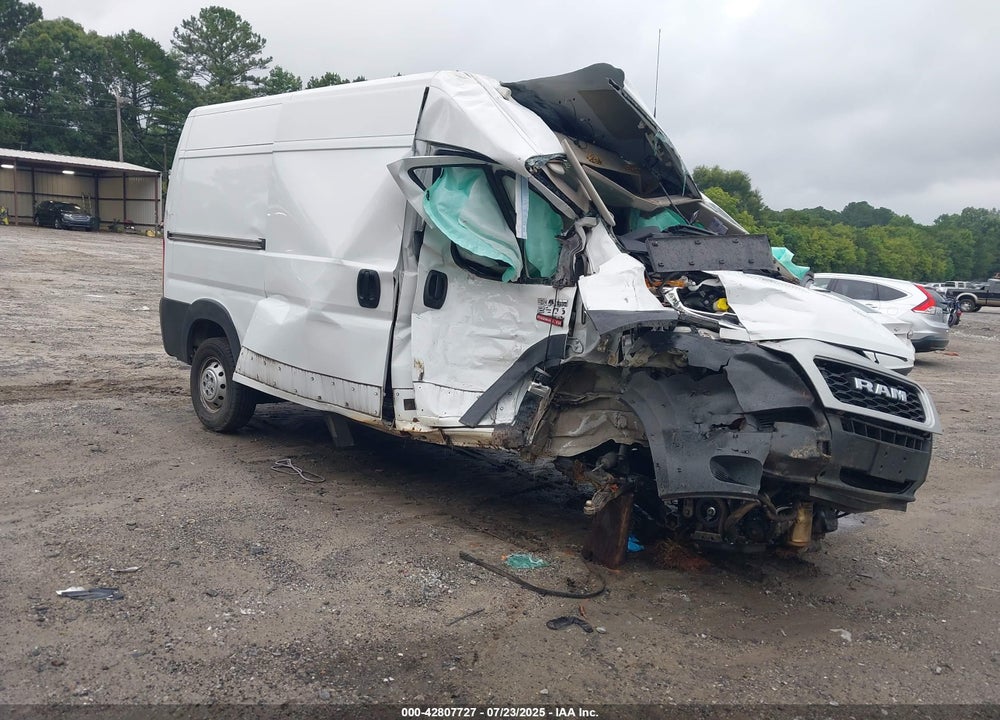 2019 RAM PROMASTER 2500 HIGH ROOF 136 WB VIN: 3C6TRVCG6KE510685