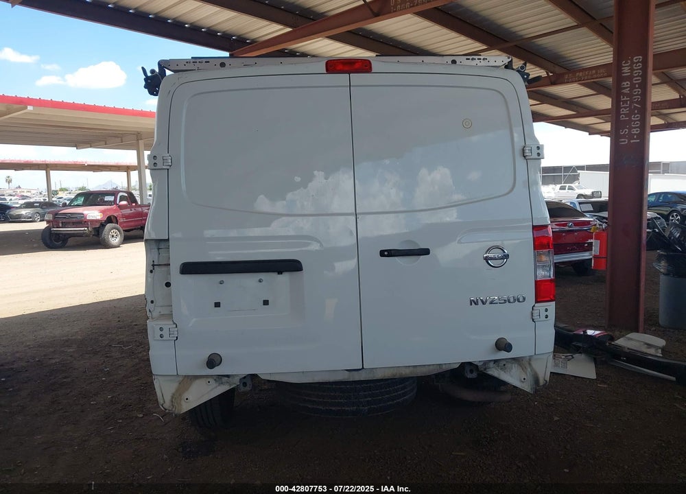 2020 NISSAN NV CARGO NV2500 HD S STANDARD ROOF V6 VIN: 1N6BF0KY2LN809983