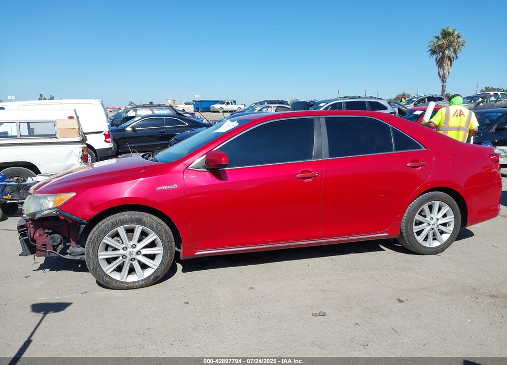 2012 TOYOTA CAMRY HYBRID XLE VIN: 4T1BD1FKXCU008496