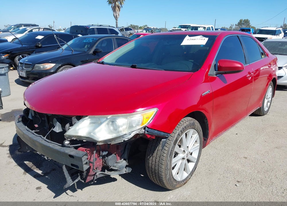 2012 TOYOTA CAMRY HYBRID XLE VIN: 4T1BD1FKXCU008496