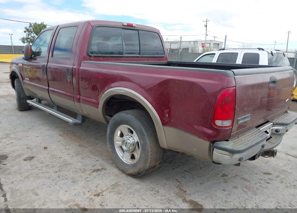 2005 FORD F-250 LARIAT/XL/XLT VIN: 1FTSW21P45EC40063