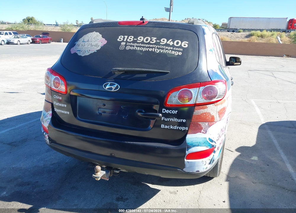 2010 HYUNDAI SANTA FE GLS VIN: 5NMSG3AB6AH369274