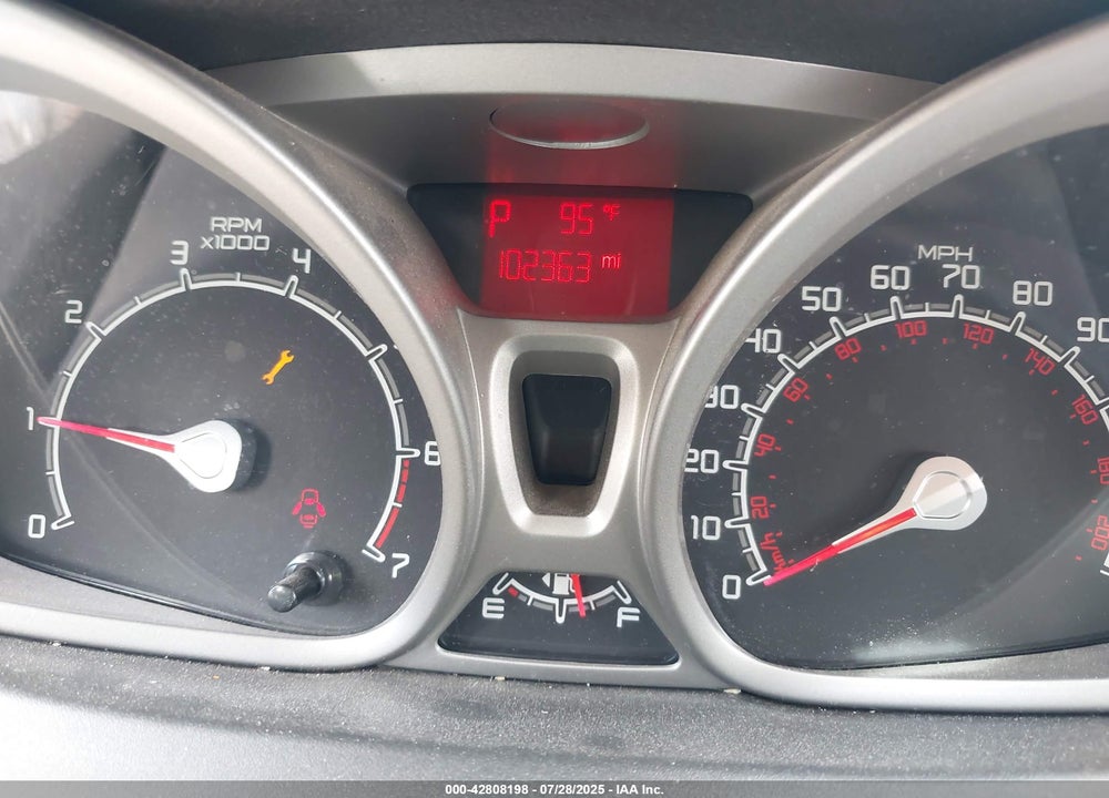 2012 FORD FIESTA VIN: 3FADP4EJ2CM172897