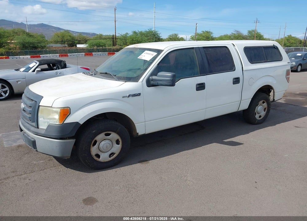 2009 FORD F-150 VIN: 1FTRW12W39KA27854