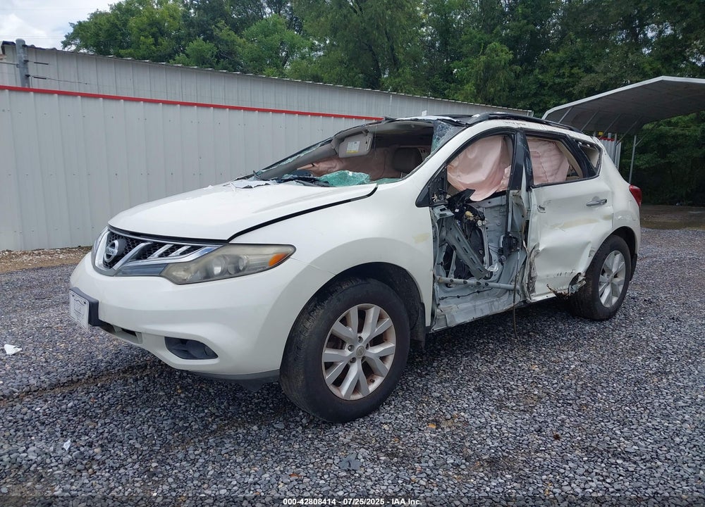 2012 NISSAN MURANO VIN: JN8AZ1MU6CW108724