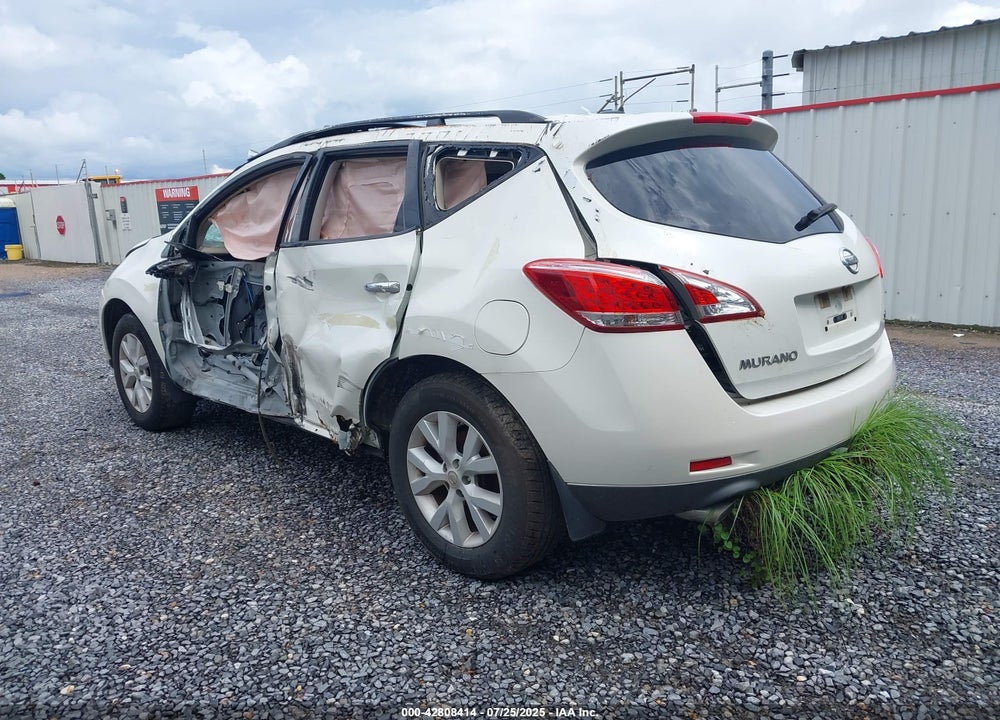 2012 NISSAN MURANO VIN: JN8AZ1MU6CW108724