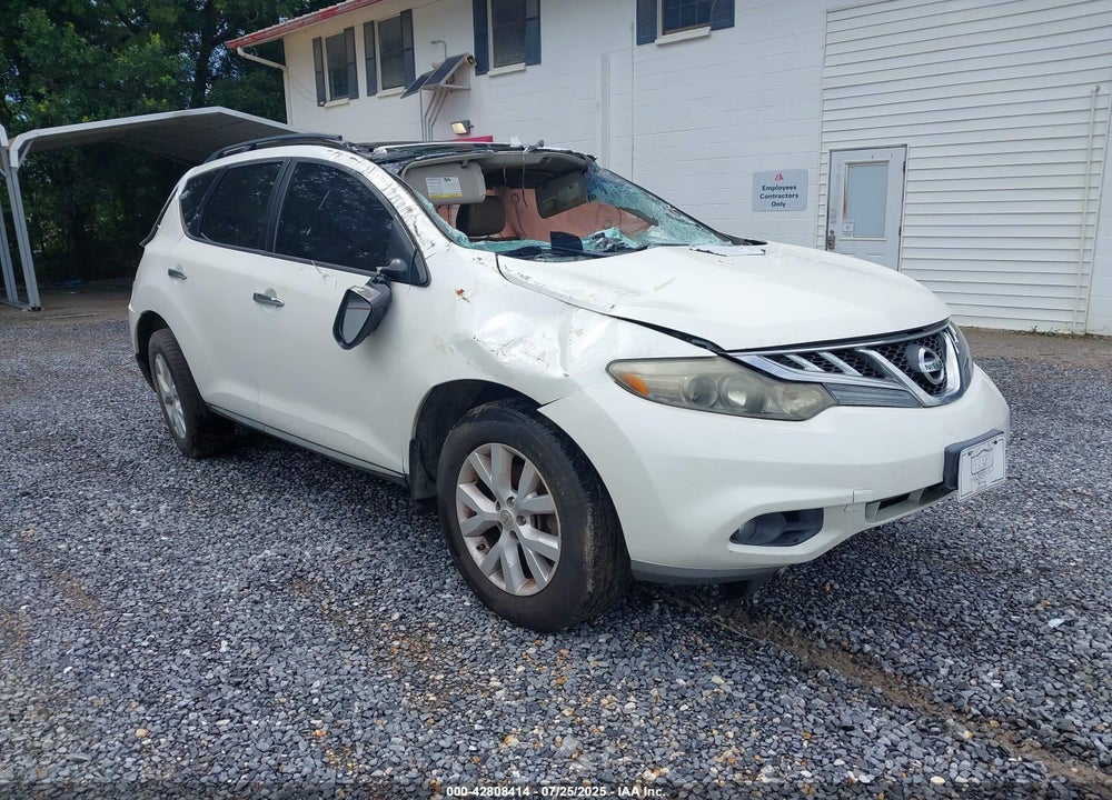 2012 NISSAN MURANO VIN: JN8AZ1MU6CW108724