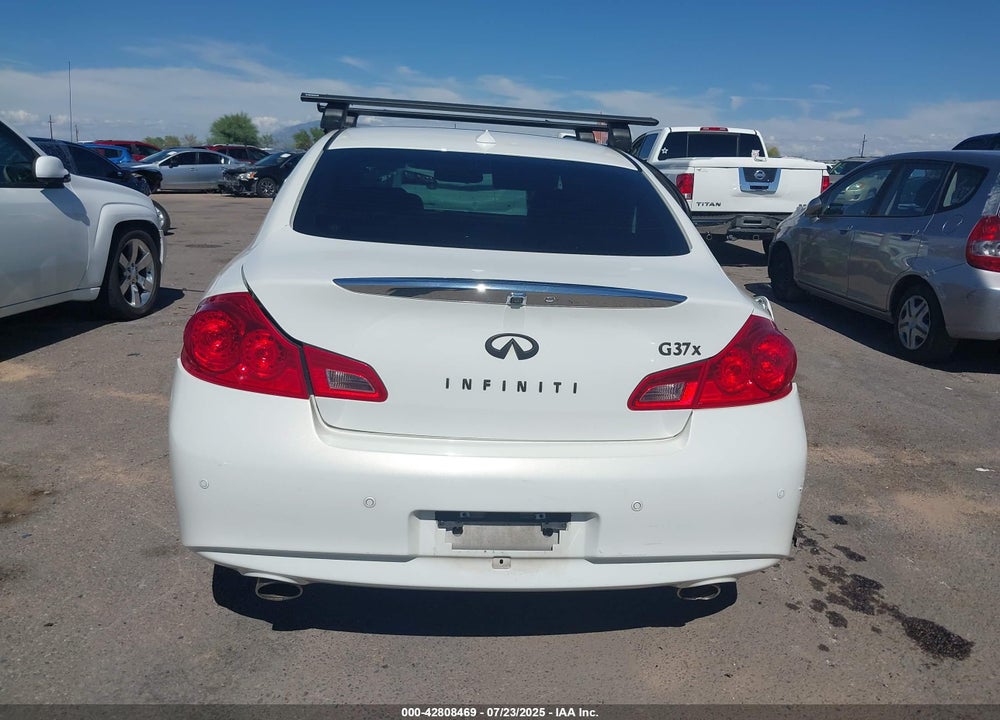 2011 INFINITI G37X VIN: JN1CV6AR1BM405538