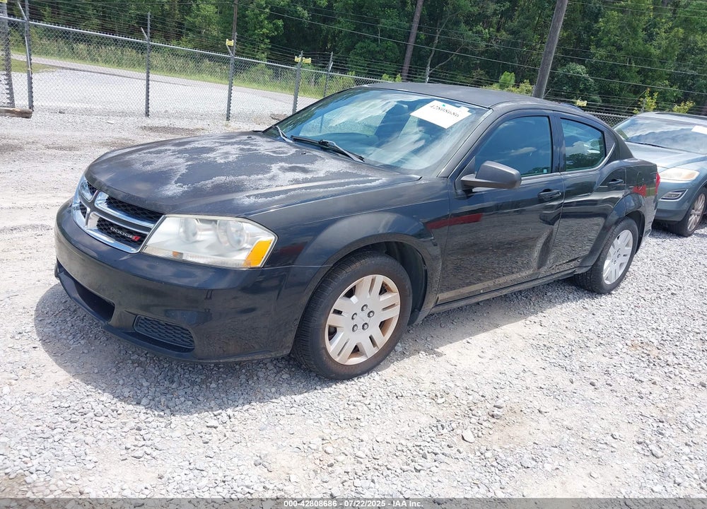 2012 DODGE AVENGER VIN: 1C3CDZAB1CN215159
