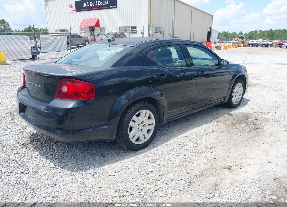 2012 DODGE AVENGER VIN: 1C3CDZAB1CN215159