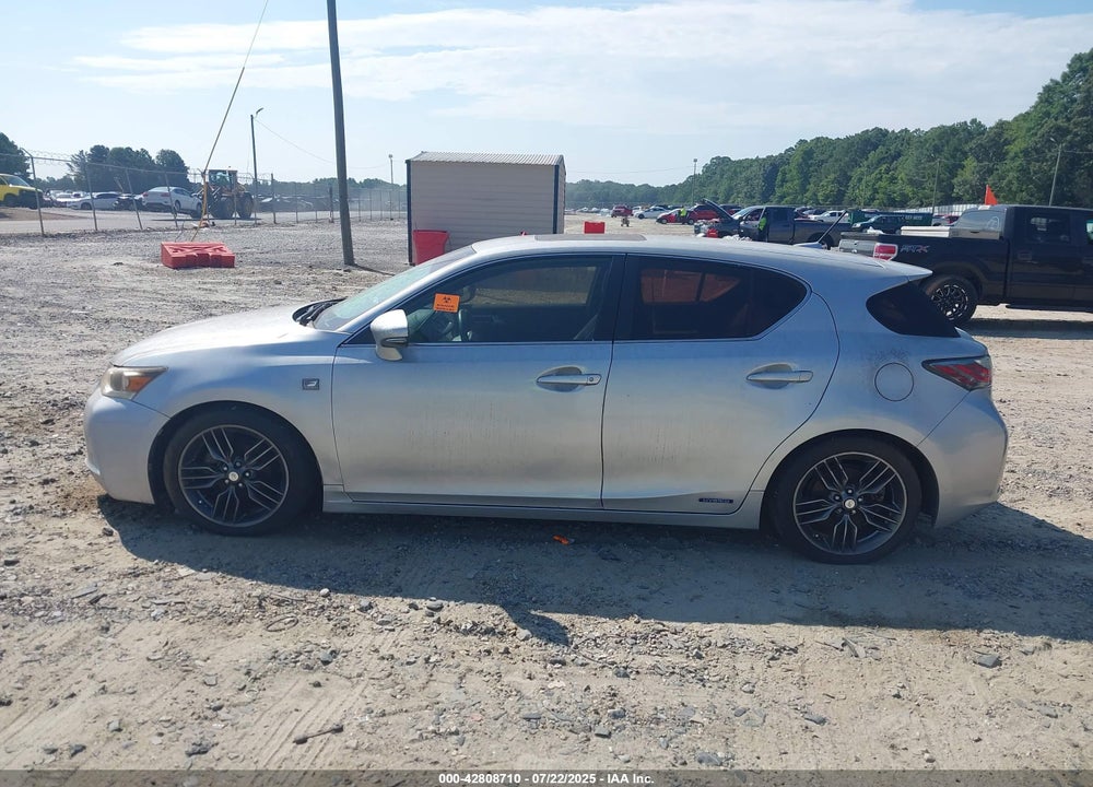 2012 LEXUS CT200H VIN: JTHKD5BH9C2058306